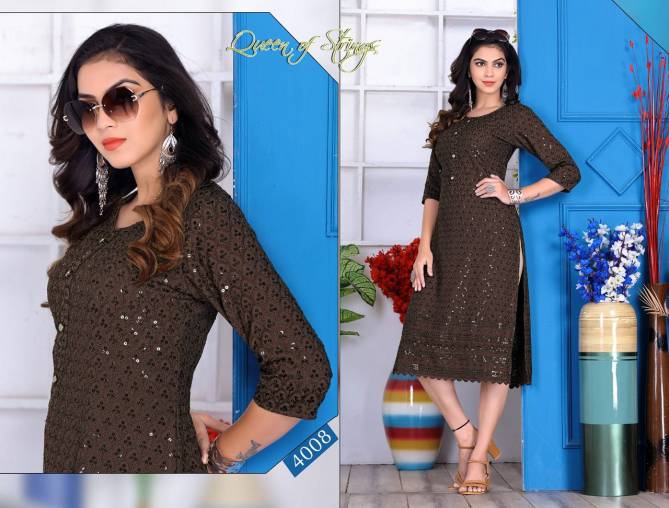 Beauty Winsome 1 Fancy Exclusive Wear Latest Embroidery Kurti Collection